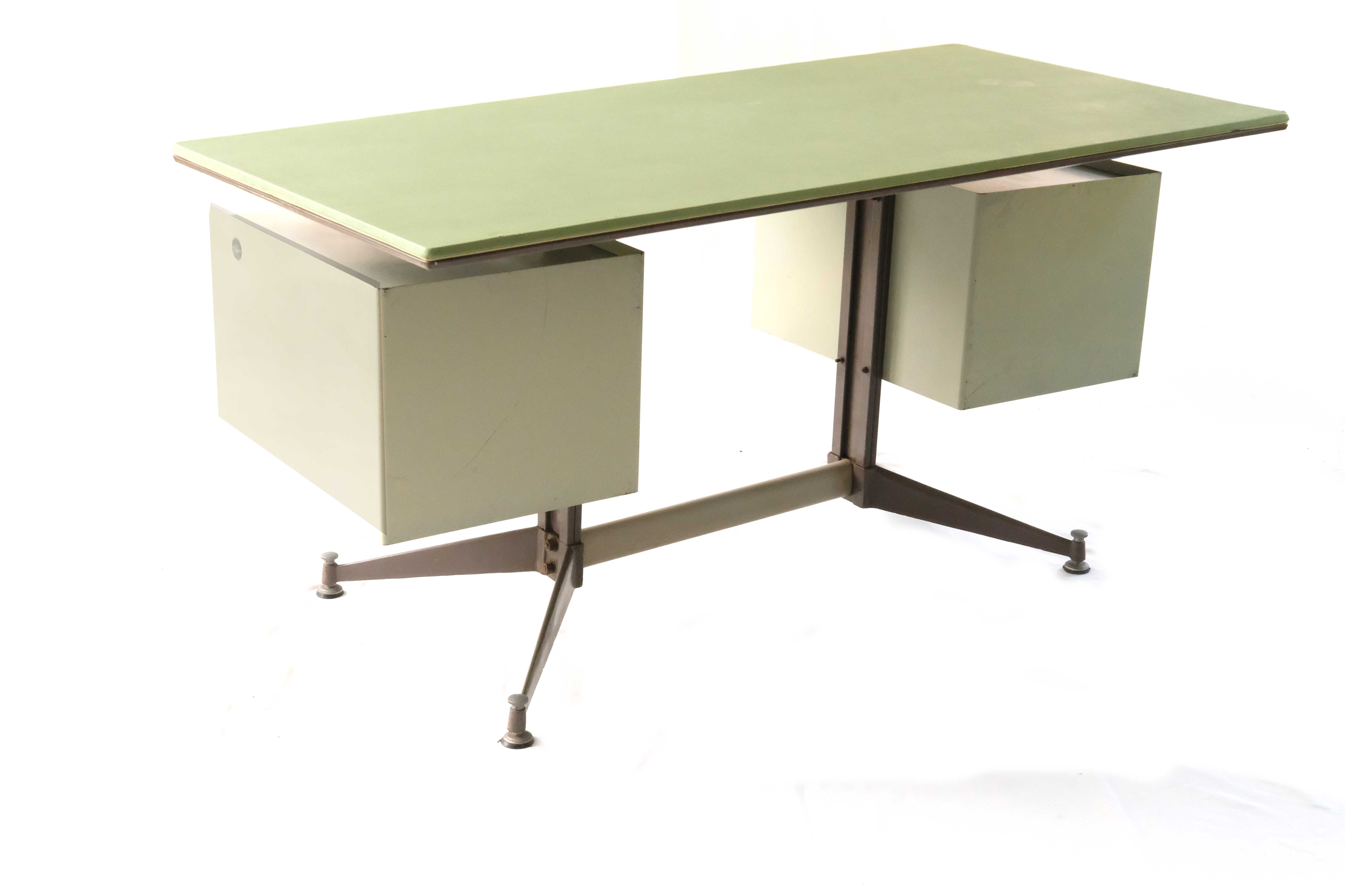 Metal Desk by Metacastelli, Italy 1970's