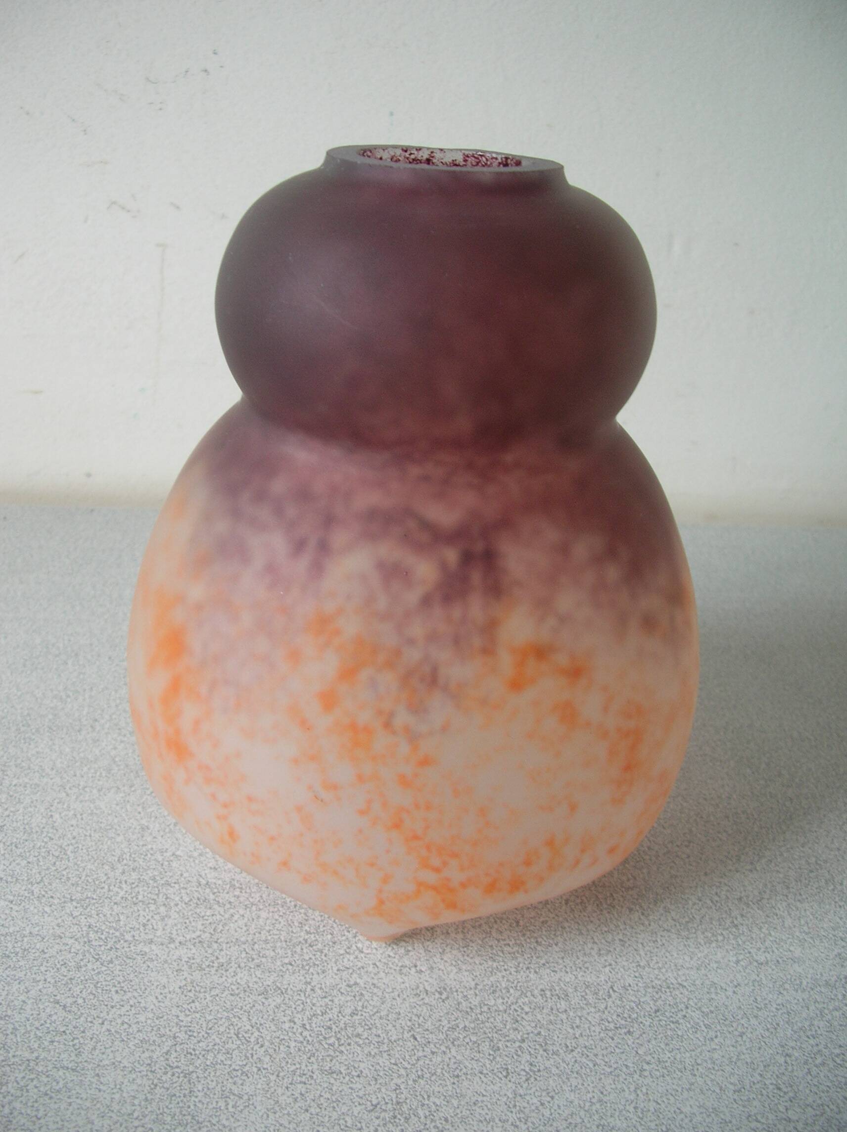 Old tulip lampshade glass globe 13 cm chandelier lamp light fixture