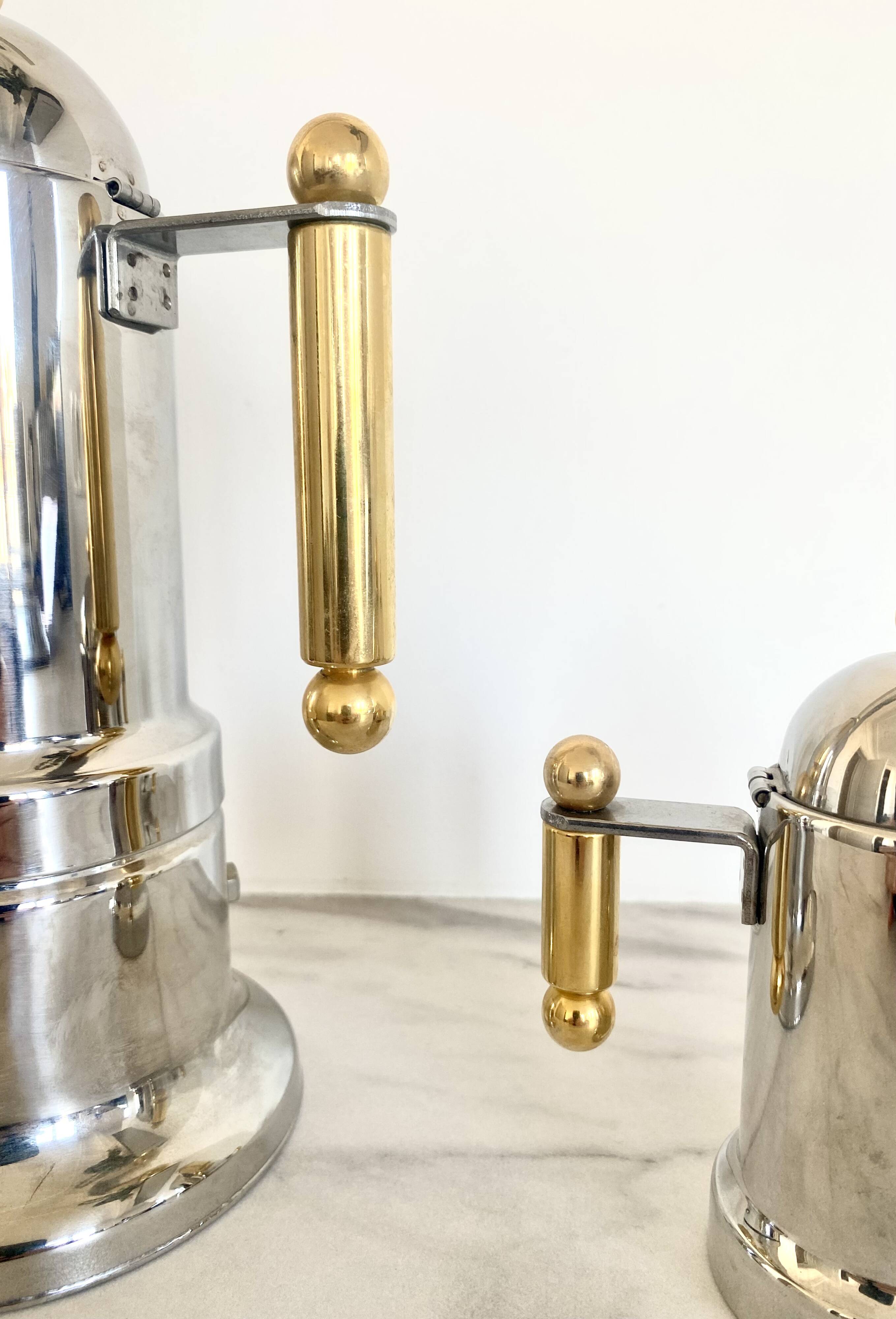 Kontessa coffee service by Vev Vigano from the 1980s.