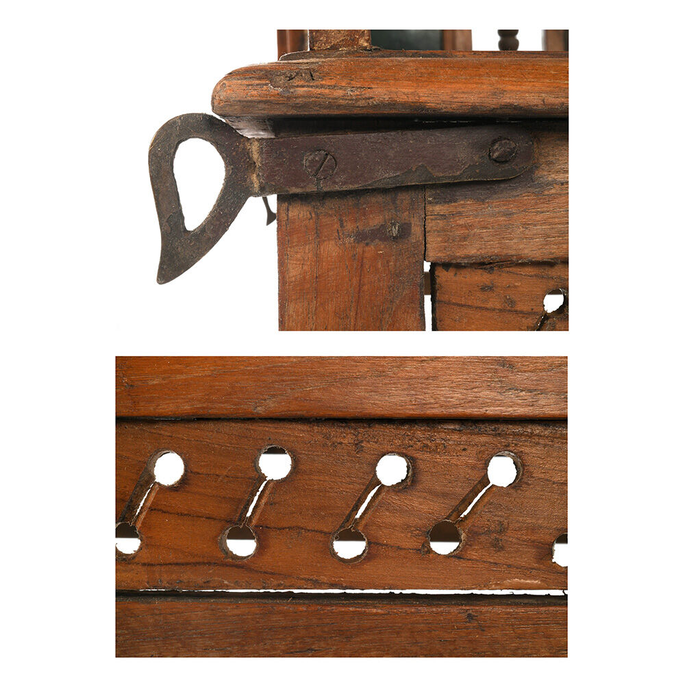 Transformable wooden bench