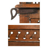 Transformable wooden bench