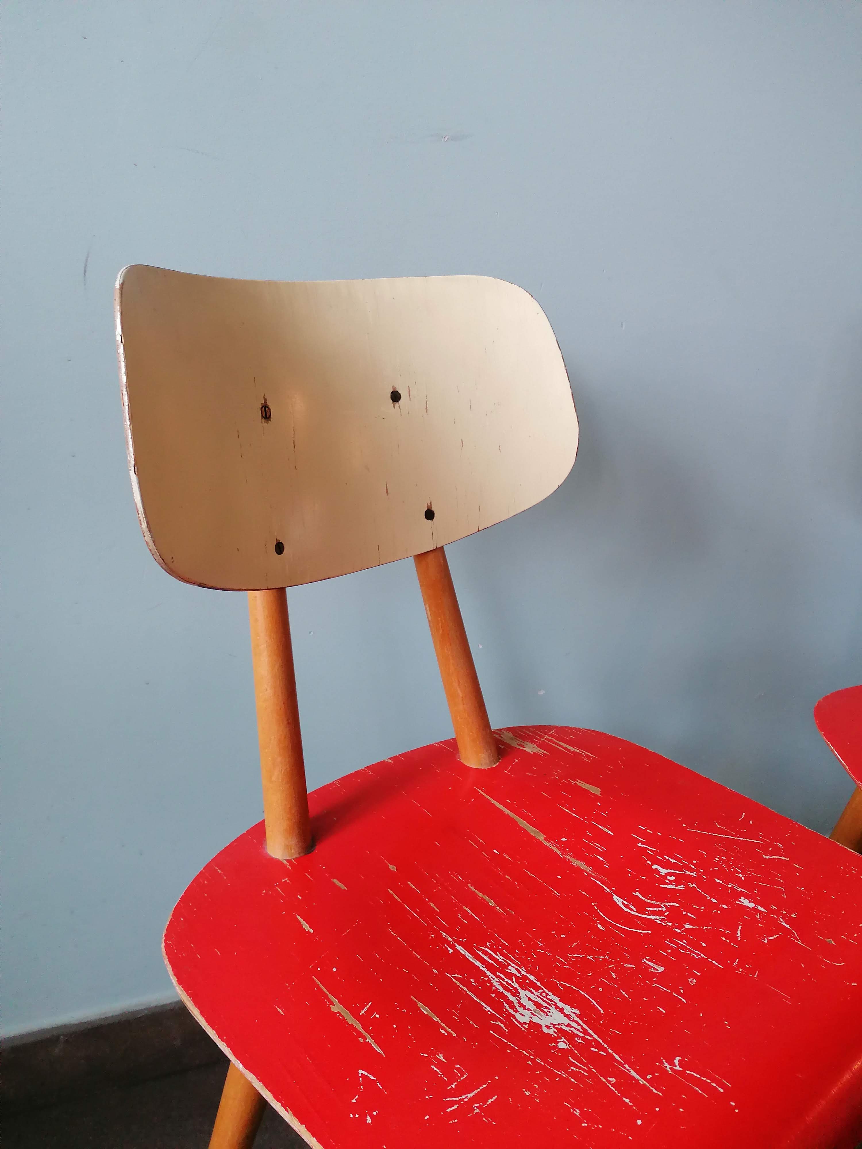 Set of 2 chair Ton (Thonet)ex Czechoslovakia, 1960