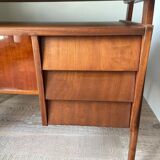Bureau en bois du milieu du siècle