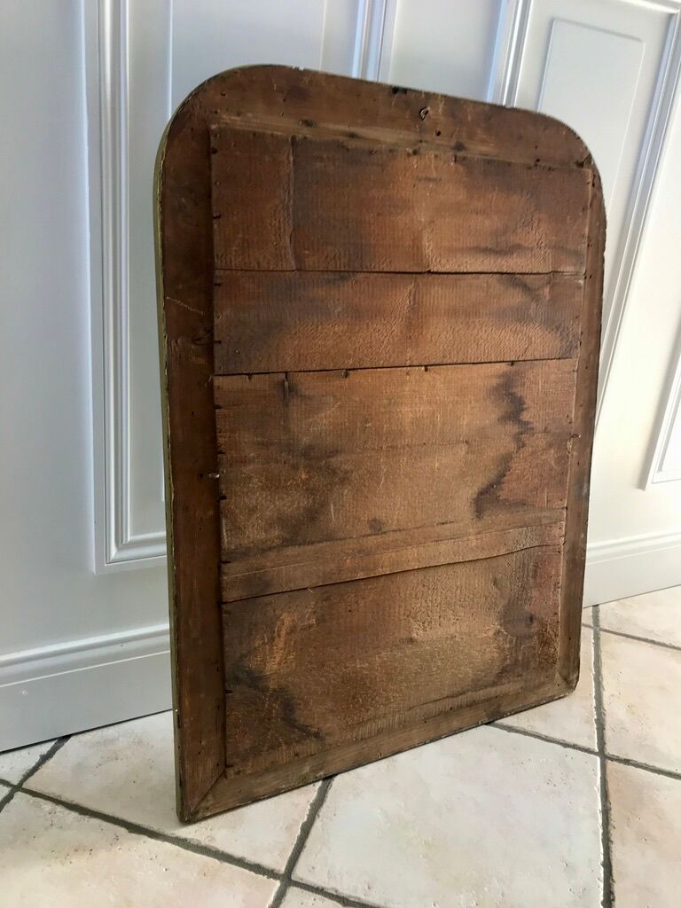Gilded wooden mirror Louis Philippe late nineteenth - early twentieth