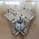 Chrome metal table lamp 70s