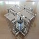 Chrome metal table lamp 70s