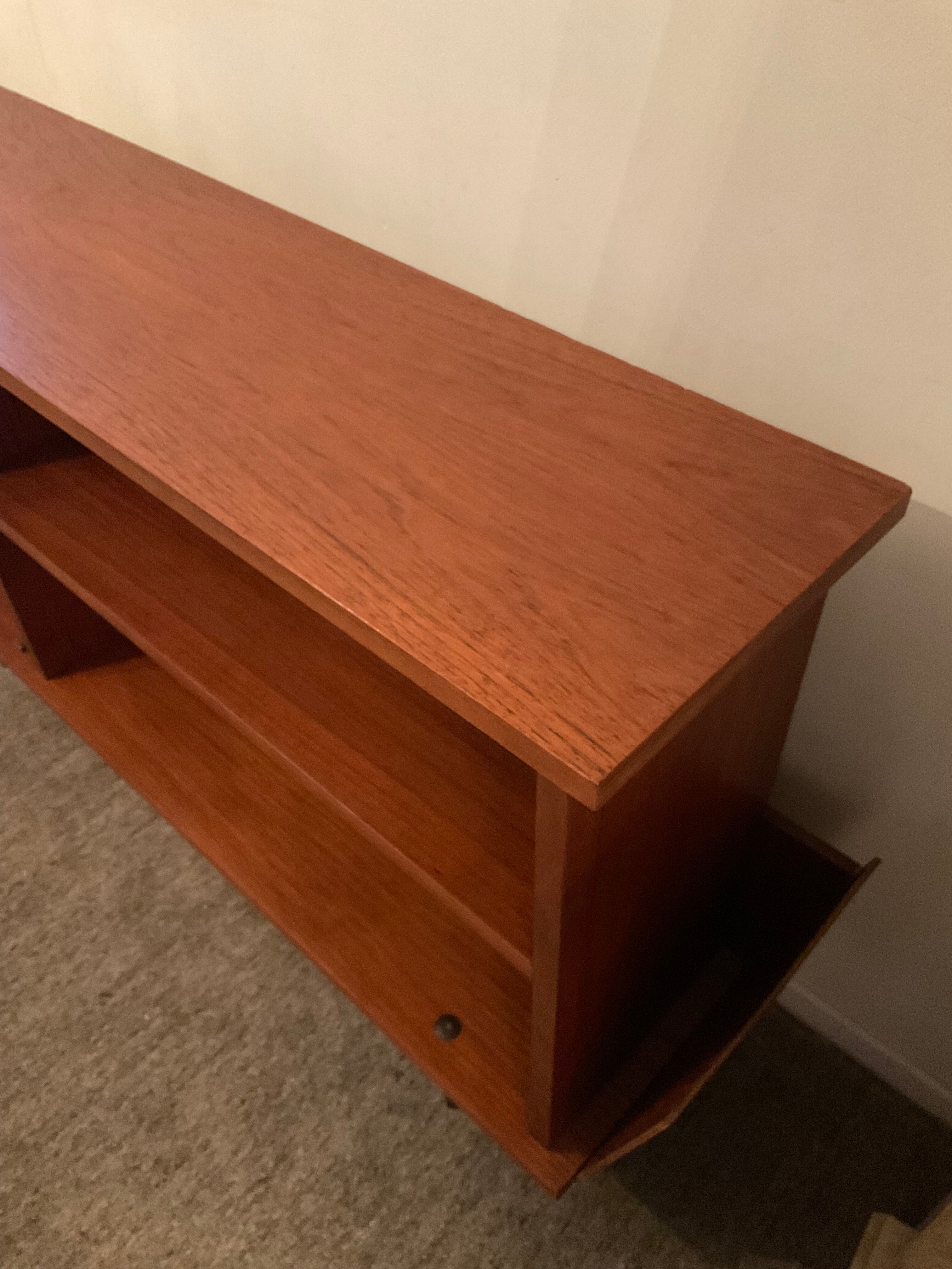 Scandinavian teak bookcase 60s