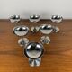 Set of 6 stainless steel ice cream cups