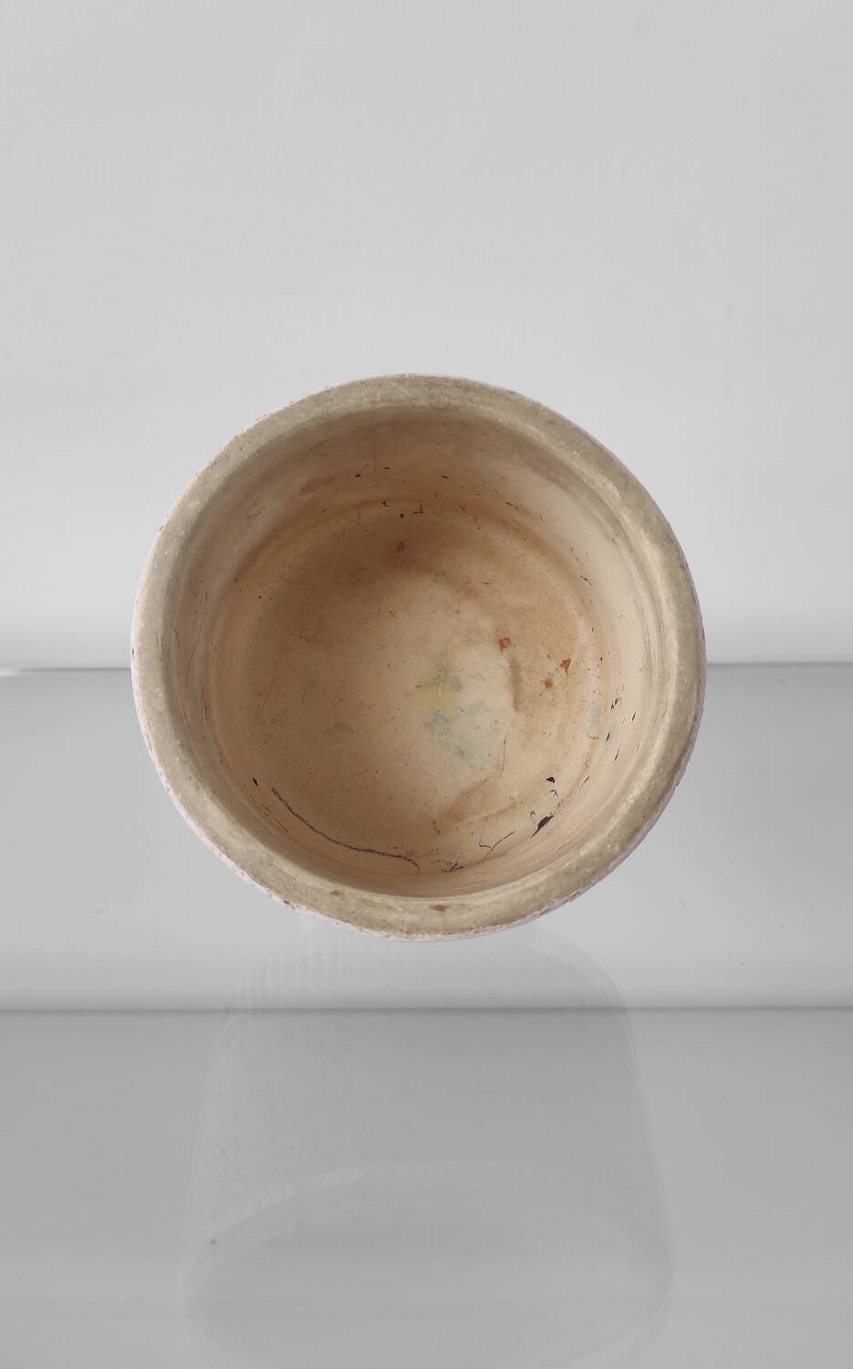 Ceramic pot cover, 70's