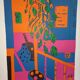 Numbered and signed lithograph by Paul Crotto "Interior View"