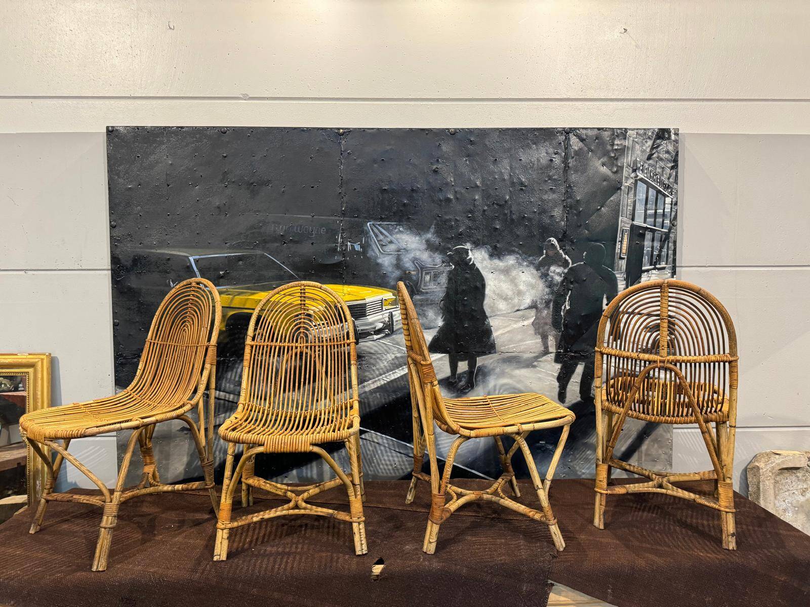 Vintage rattan chairs