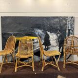 Vintage rattan chairs