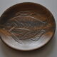 Set de 4 assiettes motif poisson
