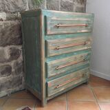 Patinated vintage chest of drawers