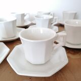Set of 10 Johnson Brothers cups and saucers