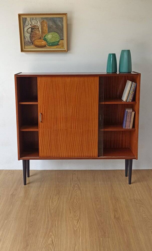 Bibliothèque vintage en bois, 1970
