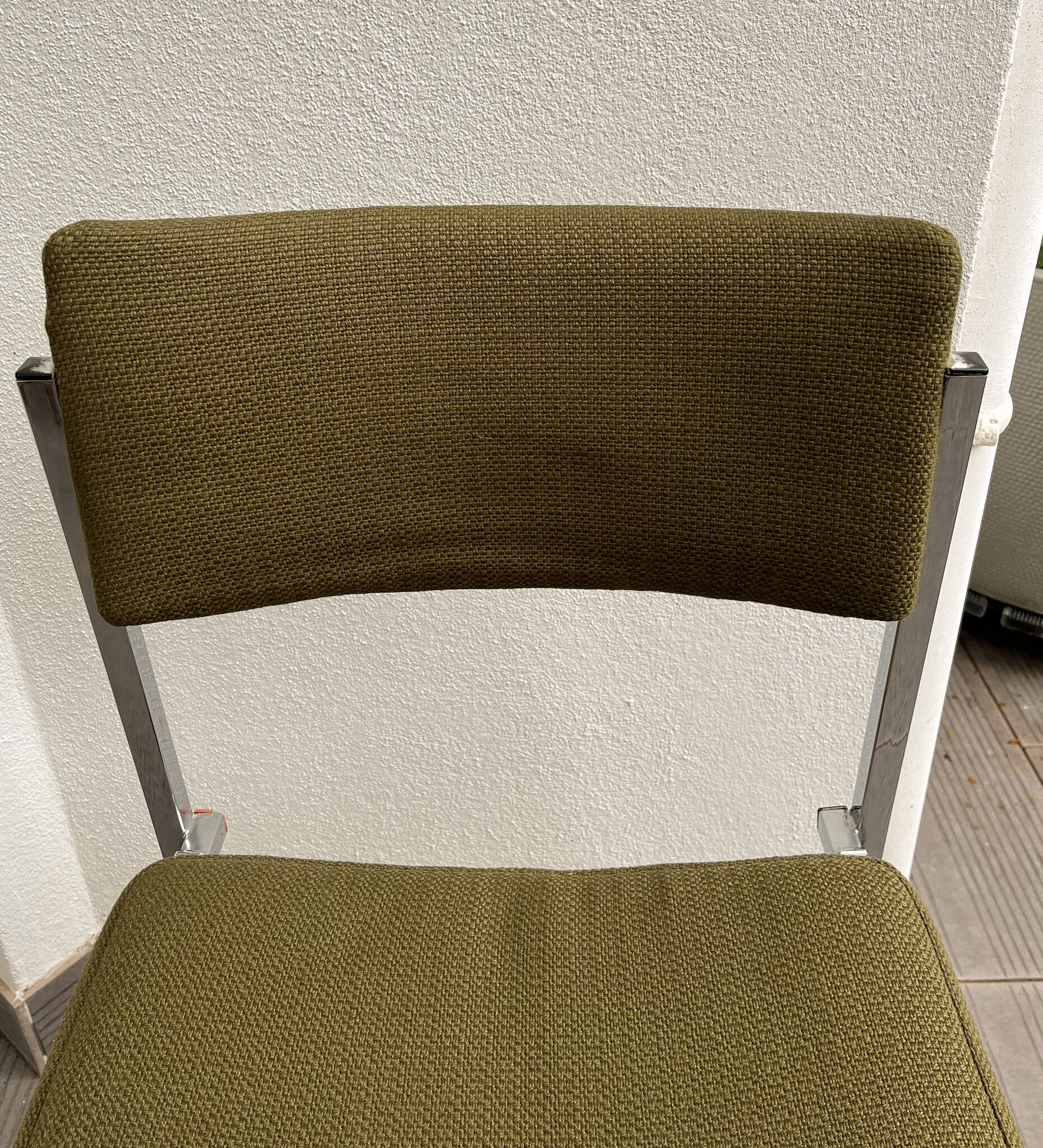 Vintage chrome chair