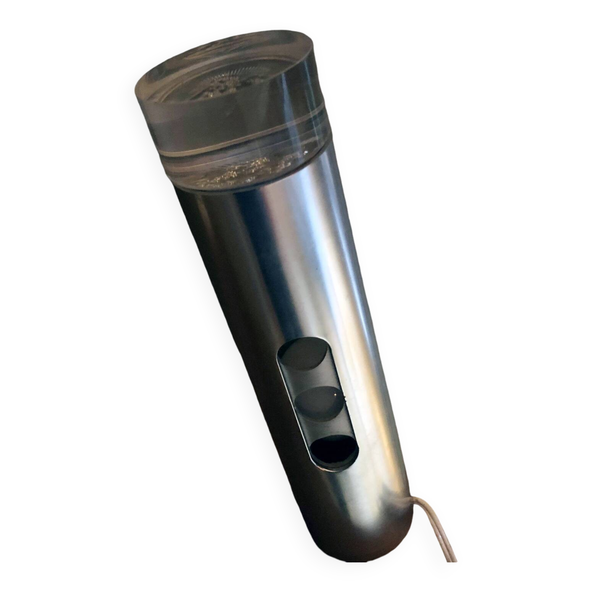 Vintage Cylindrical Lamp • Minimalist Totem • Space Age • 1970