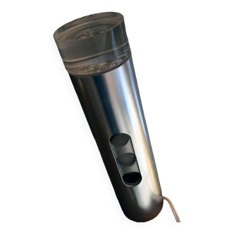 Vintage Cylindrical Lamp • Minimalist Totem • Space Age • 1970