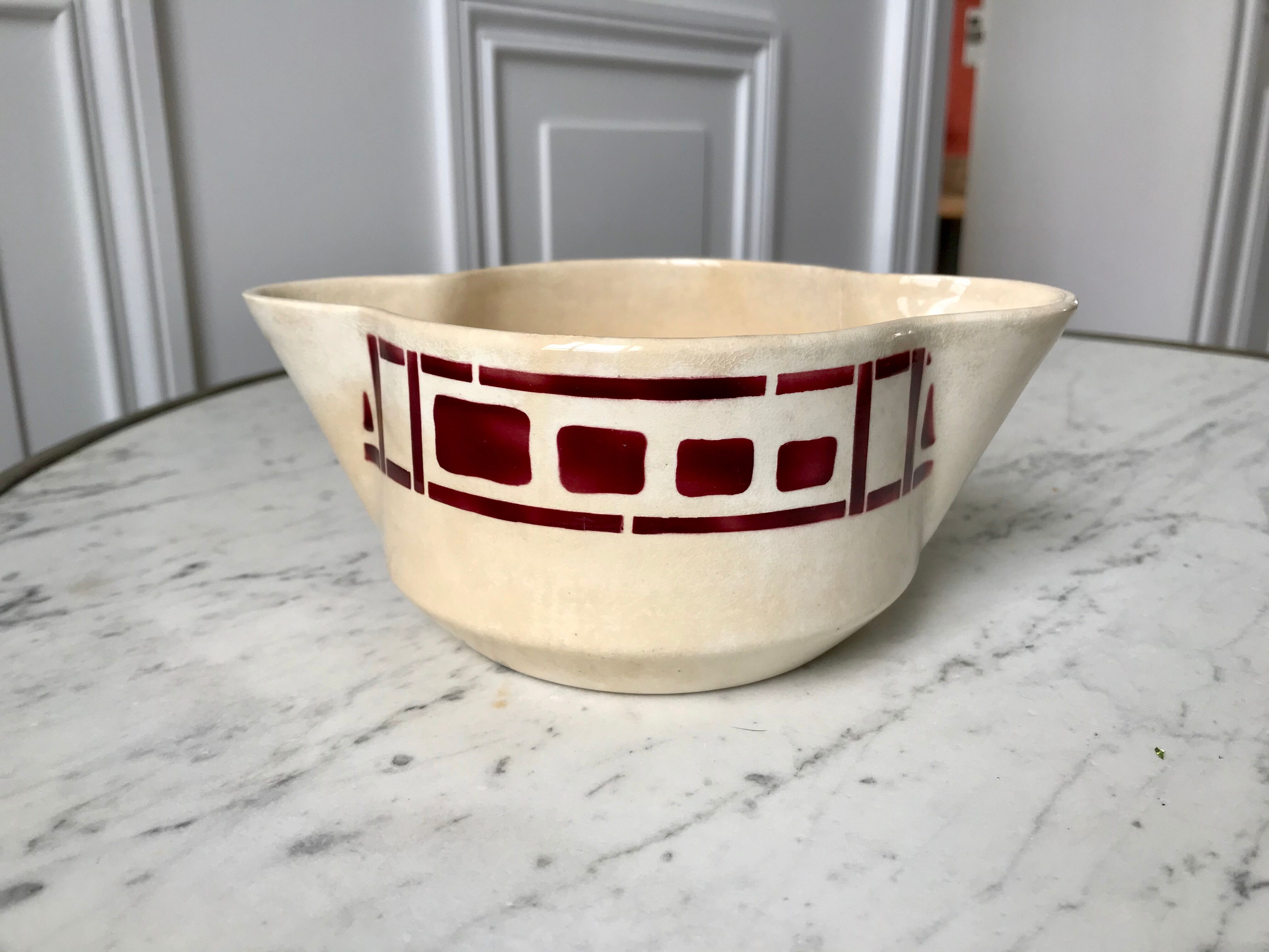 Saucière Badonviller model "Barbizon" 30s