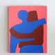 Can I hold you, blue version 100x80cm
