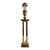 Hollywood Regency table lamp in gilded brass in the style of Willy Rizzo from the 1960s.