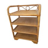 Rattan shelf