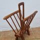 Vintage solid wood magazine rack, 1960s, Scandinavian style