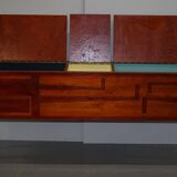 Unique Custom Modern Buffet with Doors Opening Upwards