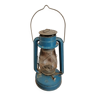 Old vintage metal and oil glass lantern, year 1960