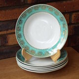 Set of 6 Badonviller soup plates