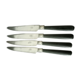 Suite of 4 Napoleon III table knives