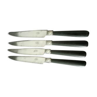 Suite of 4 Napoleon III table knives