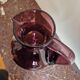 Amethyst blown glass bubble ice carafe Biot