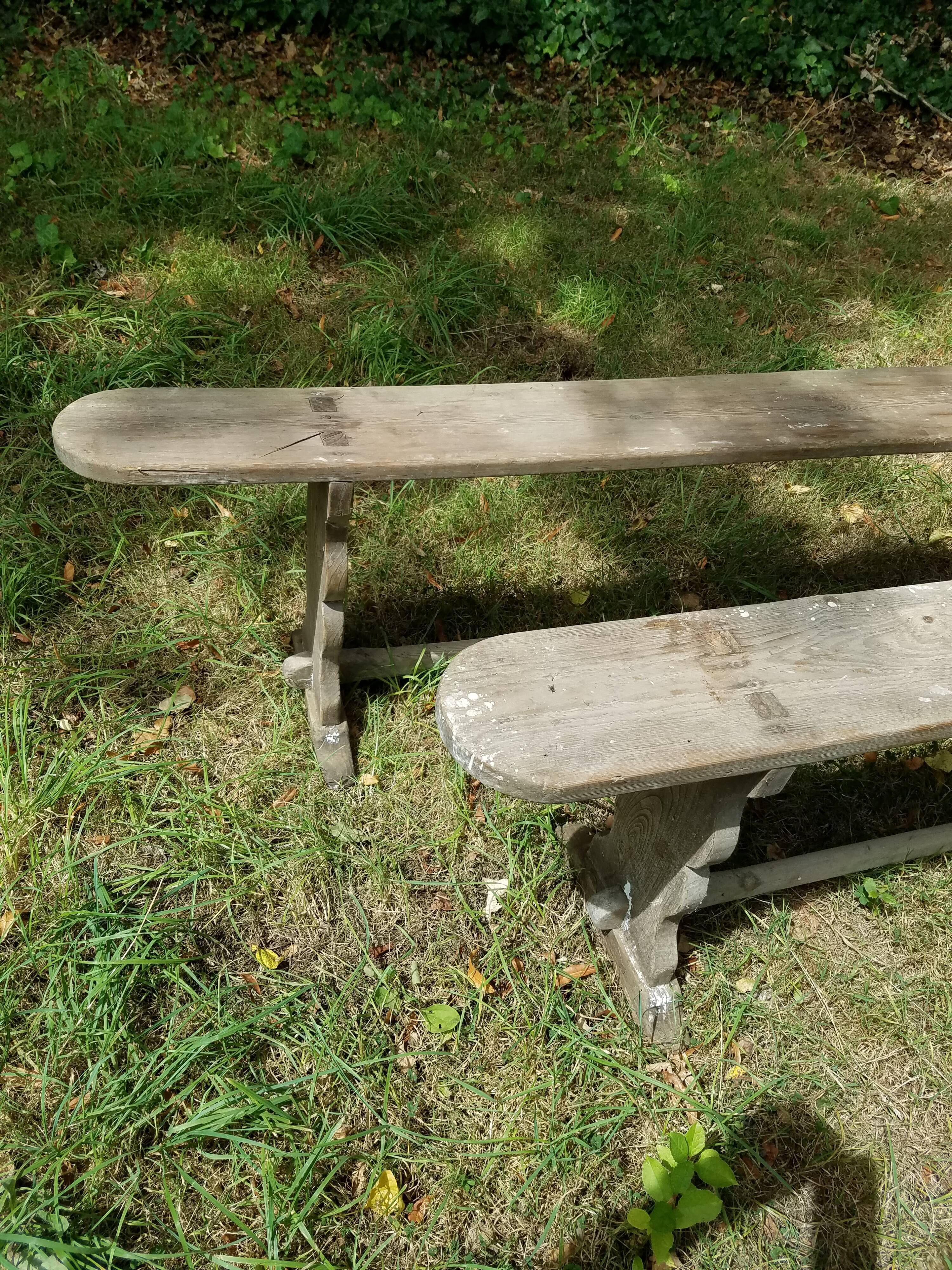 2 farm benches