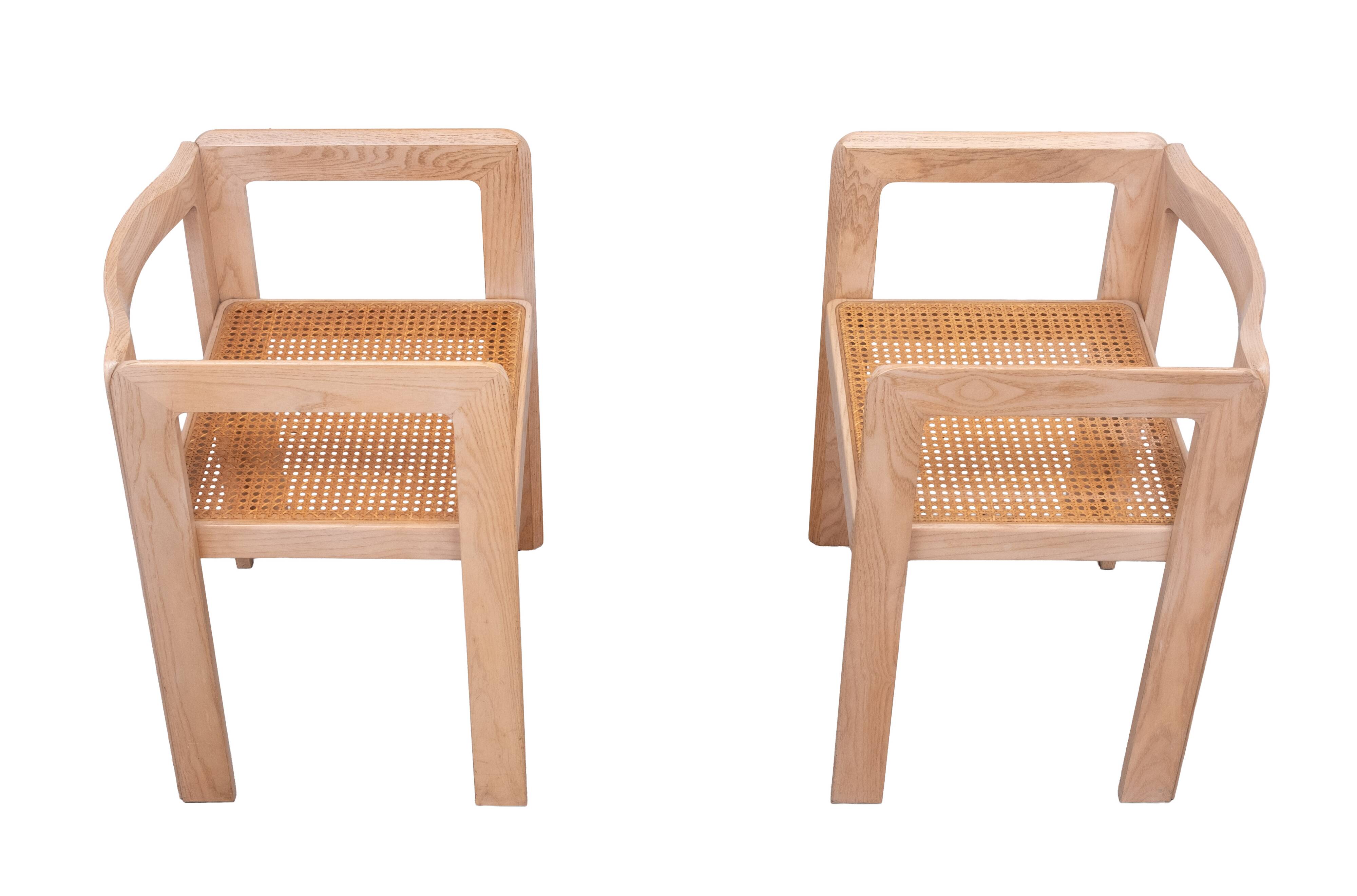 Derk Jan de Vries "Samara" Arm Chairs for Maisa Di Seveso Milano