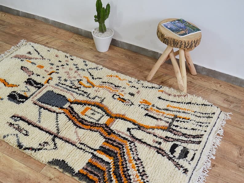 Moroccan carpet 189x100cm