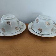 Déjeuners anciens en porcelaine