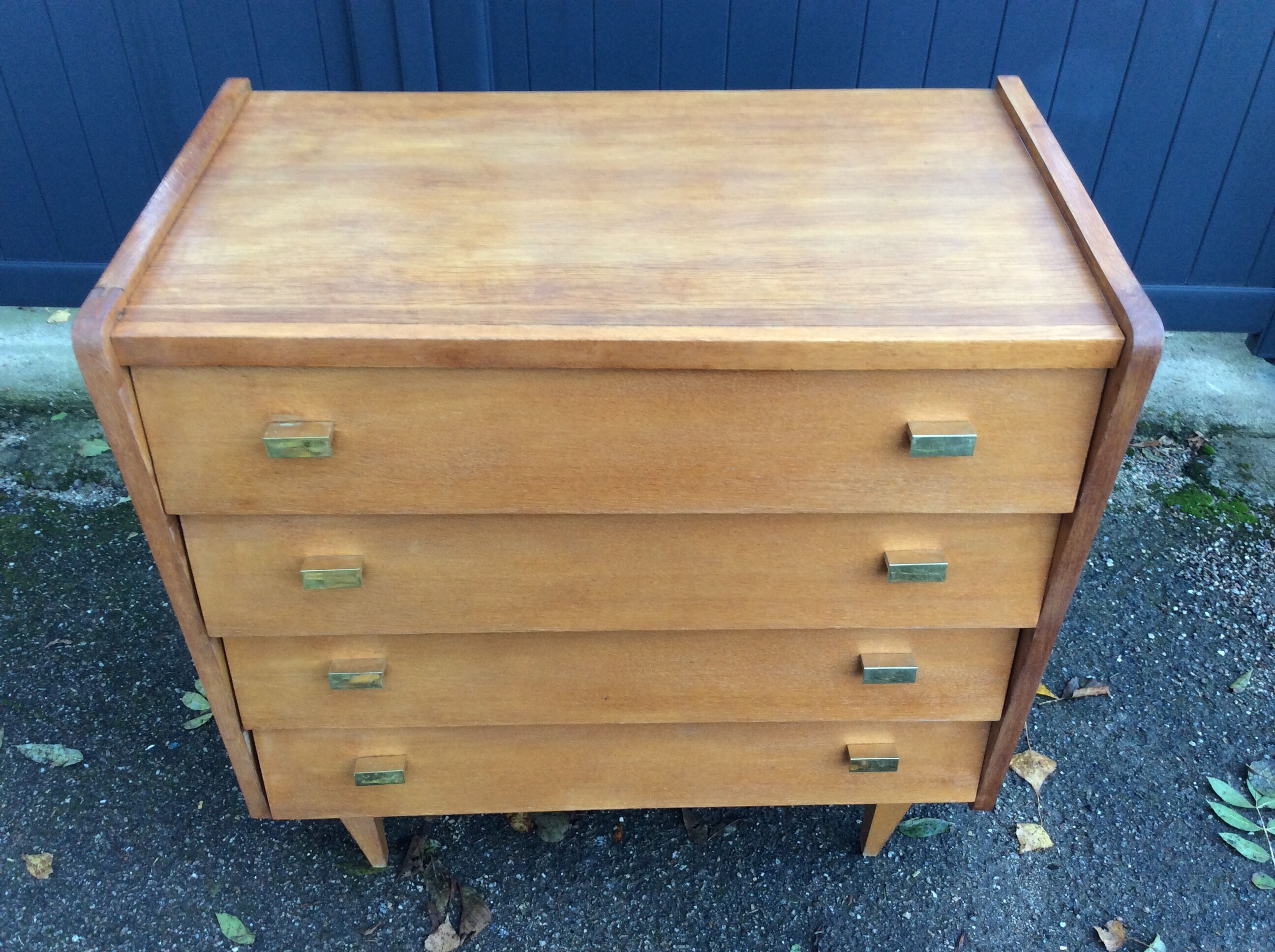 Vintage light oak dresser 1960