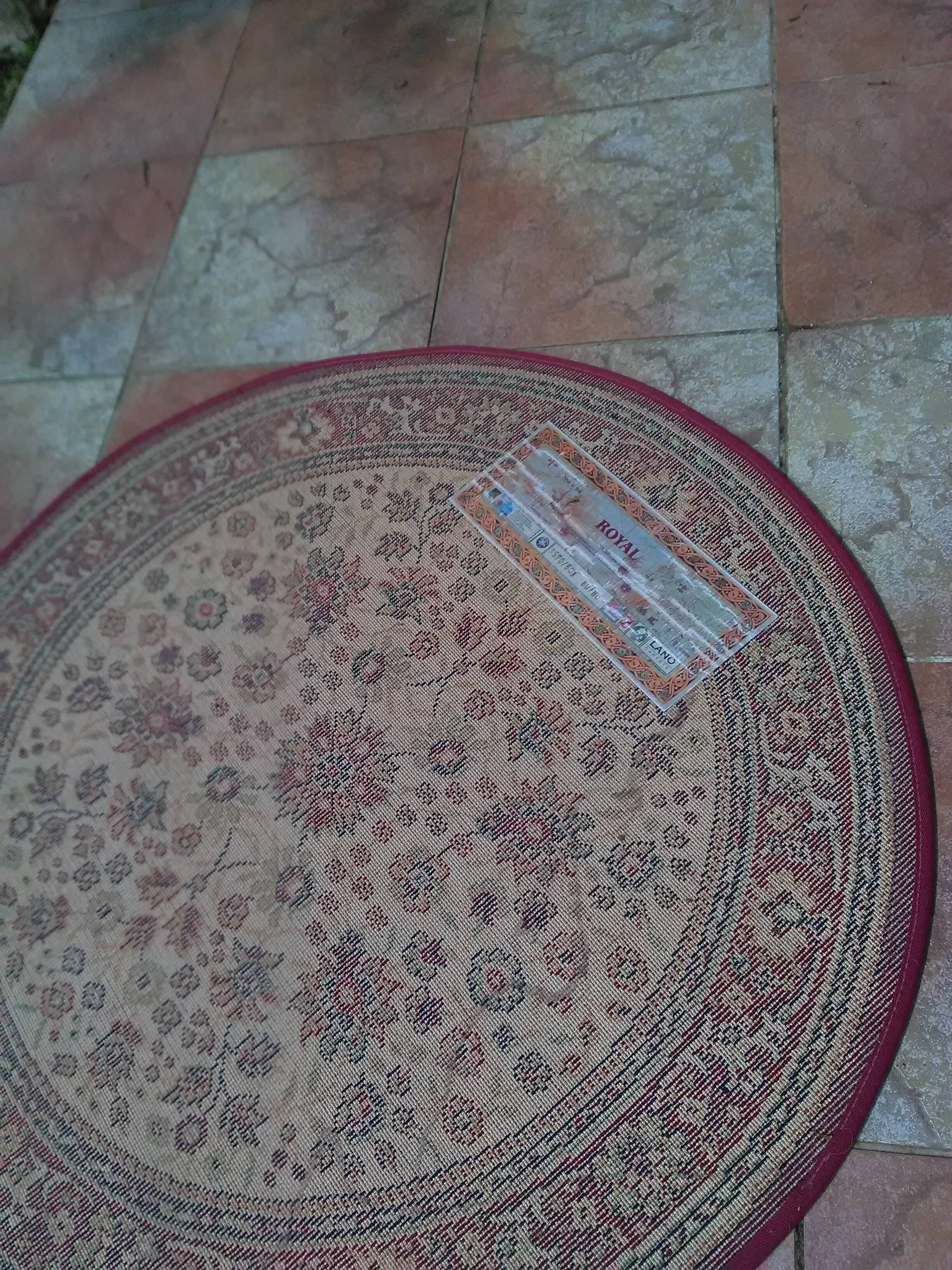 Royal round wool rug 80cm