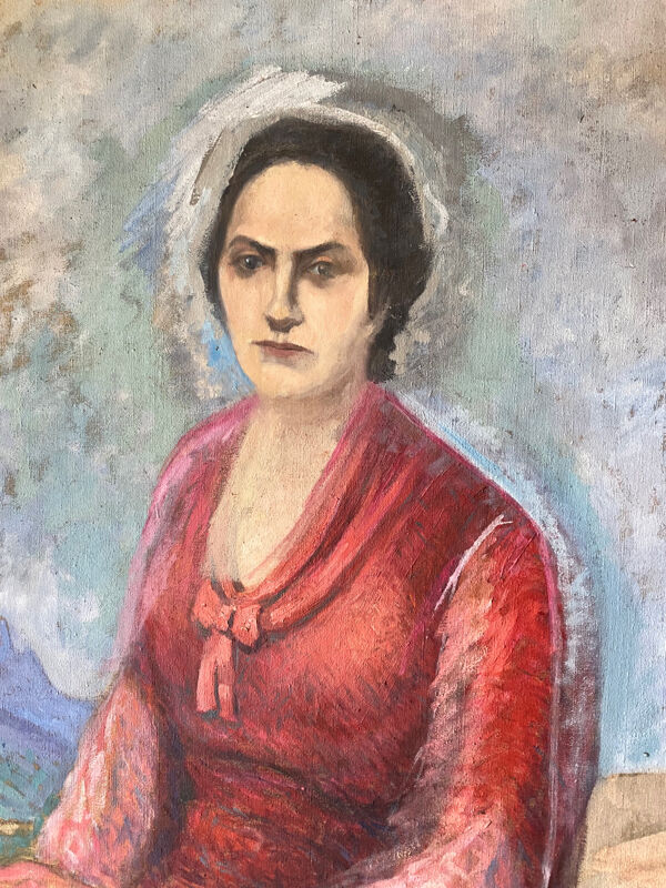 Portrait ancien de femme