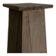 Old neo-classical workshop stool in washed wood h130cm