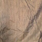Bedspread converted into silk door with rich decorations embroidered in cinnamon, nineteenth