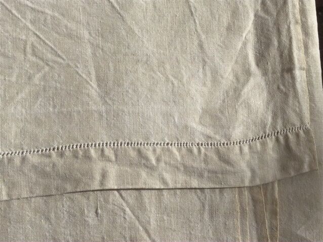 Linen sheet 2 people marked JP