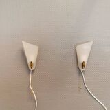 Two small Art Deco wall lights.