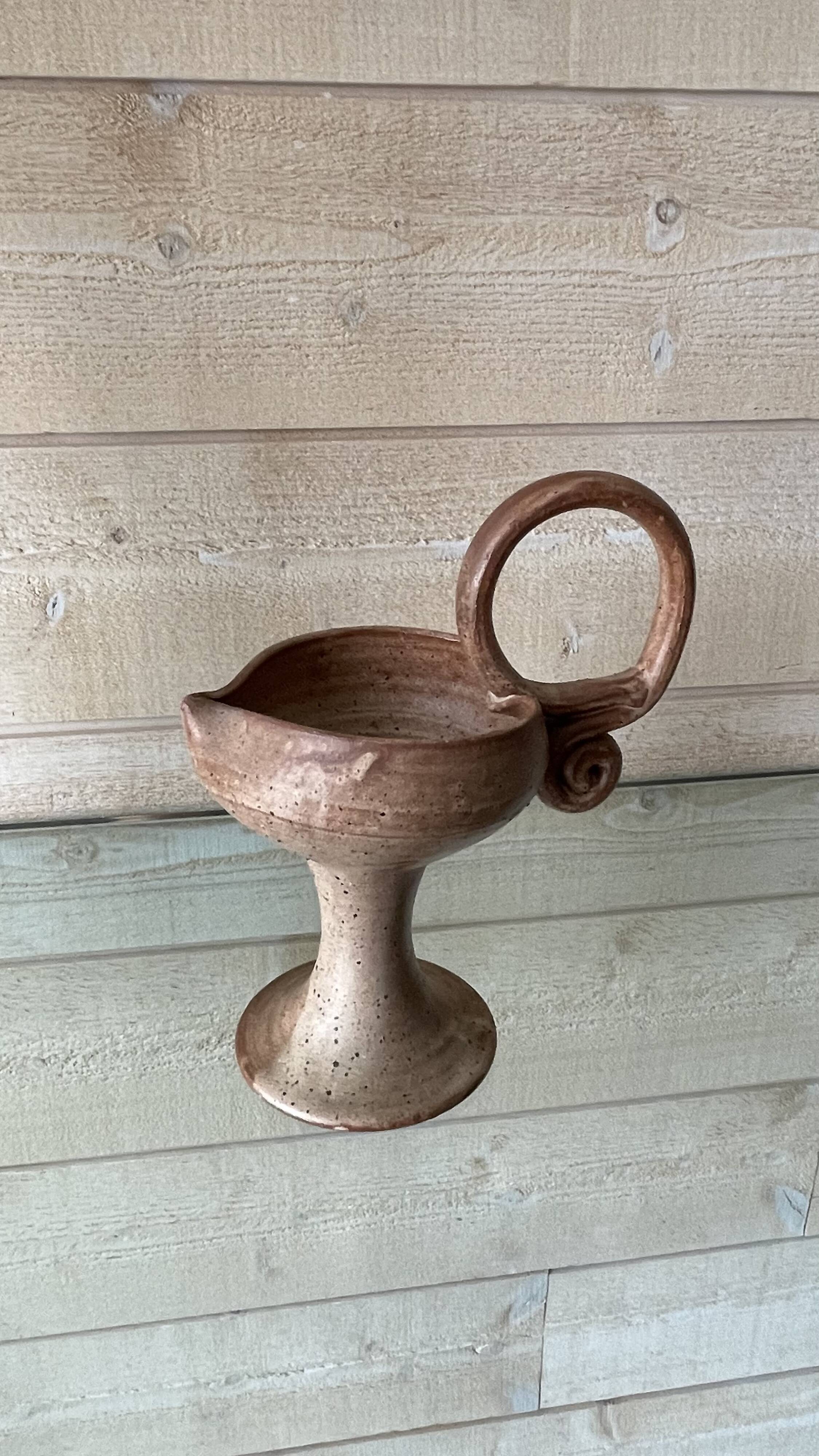 Sandstone candle holder