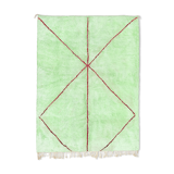 Modern Moroccan carpet green