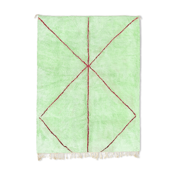 Modern Moroccan carpet green