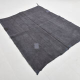 Patchy handmade hemp rug, 164x204cm