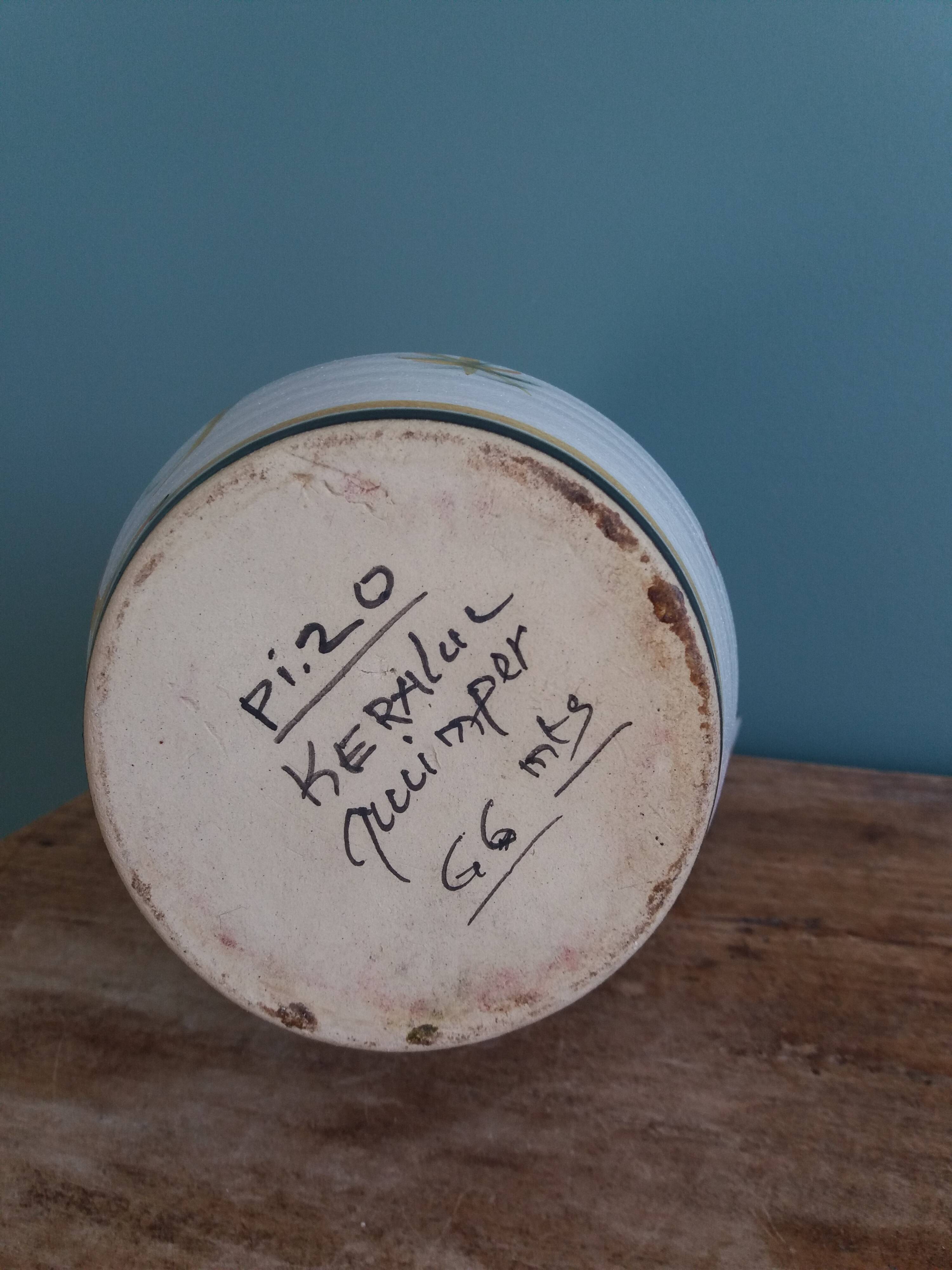 Pichet Keraluc Quimper G6 signé